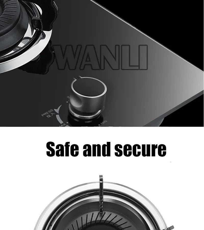 4.0KW Household Single-Burner Gas Stove/Desktop Embedded Dual-Purpose Natural Liquefied Gas Stove /Electronic Pulser.