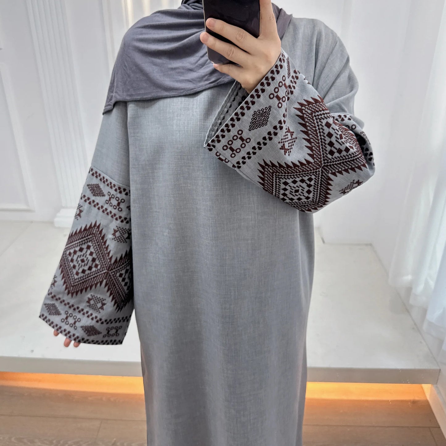 Eid Muslim Abaya for Women Party Embroidery Dresses Kaftan Arab Long Robe Islam Ramadan Dubai Abayas Vestidos Morocco Jalabiya.