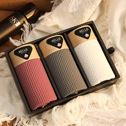 3Pcs männer Unterwäsche Eis Seide Mesh Boxer Shorts Sexy Höschen Mann Unterhose Dünne Männliche U Konvexen Dessous Großhandel viele L-6XL