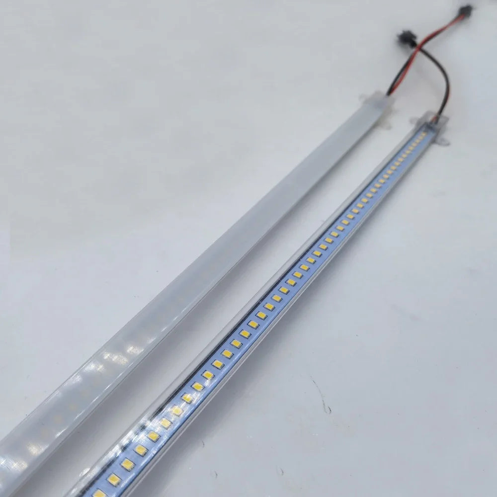 LED Tube Light 220V High Brightness 2835 50cm 72LEDs LED Bar Lights Fluorescent Tubes for Showcase Cabinet Kitchen Lighting.
