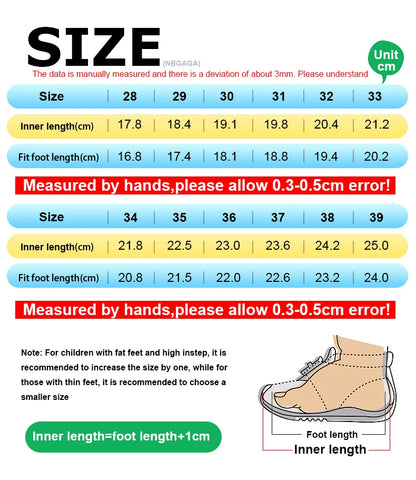 Children's Fashion Sports Shoes Breathable Student Black School Walking Shoes Anti-skid Boys& Girls Casual Running Sneaker.