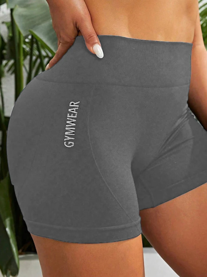 Women High Waist Butt Lift Sports Short Pants High Stretch Qyuick-Drying Breathable Yoga Shorts Athletic Tights.