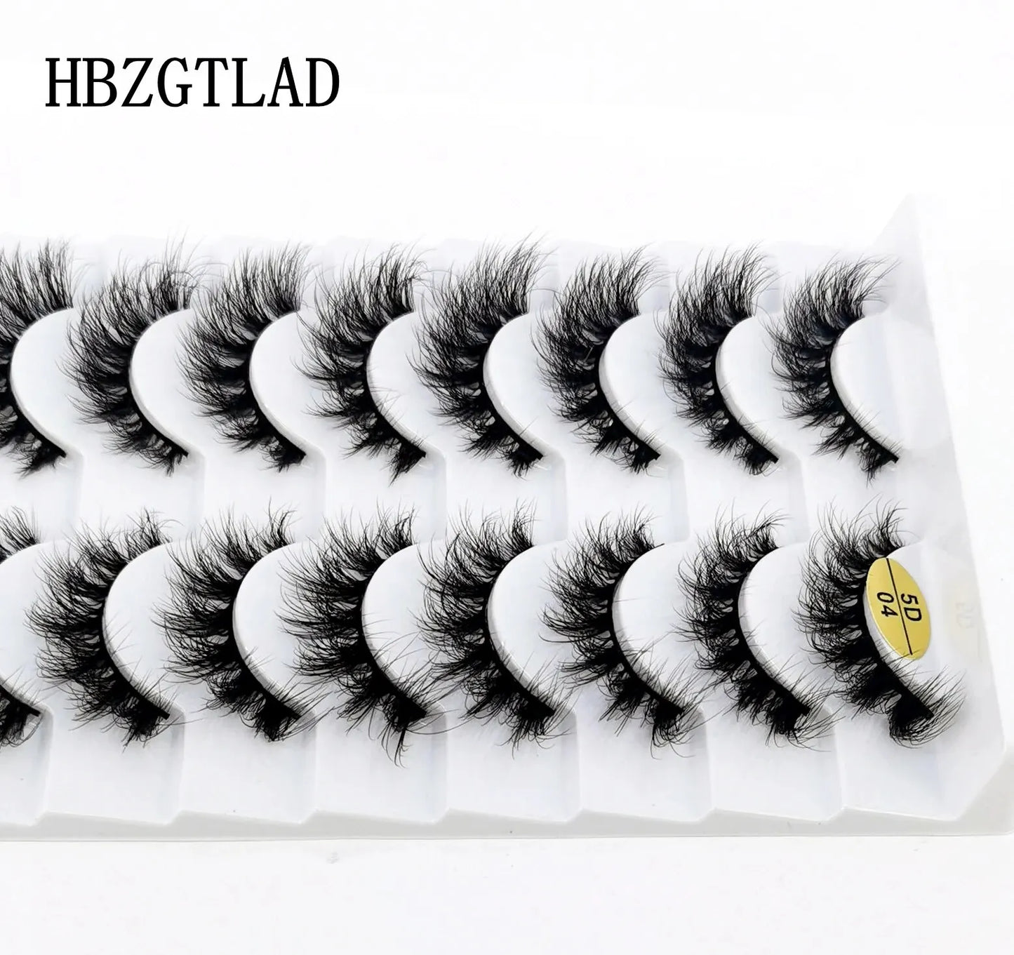10 Pairs Lashes Fluffy Soft Russian Volumes Mink Lashes 3D Mink Eyelashes Lashes Reusable Fluffy False Lashes Russian Extensions.