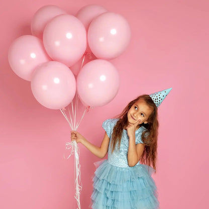 Pastell rosa Luftballons in verschiedenen Größen 18 12 10 5 Zoll für hellrosa Luftballons zum Geburtstag Valentinstag Hochzeits feier Dekoration.