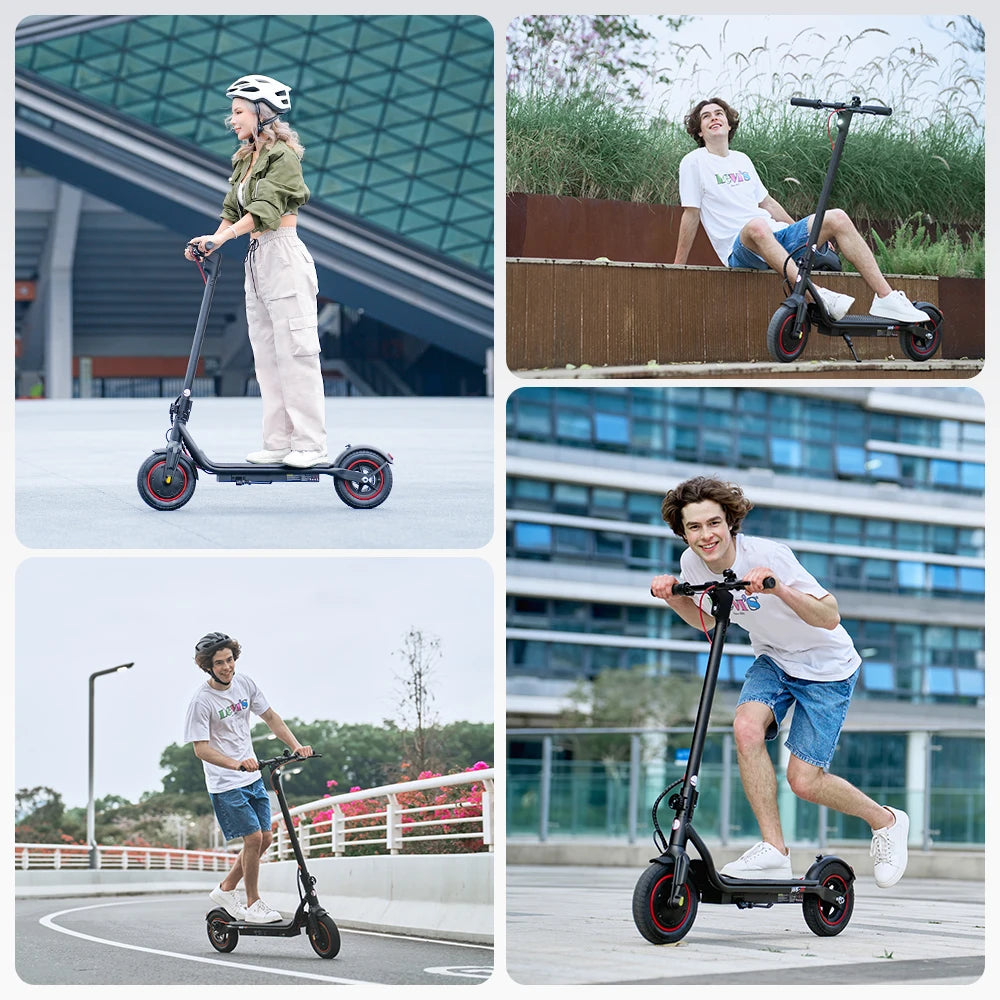 IScooter W6 Adult E-scooter 500W Motor 36V 7.8Ah Battery 35km/h Max Speed Support APP 30km Long Range City Electric Scooters.