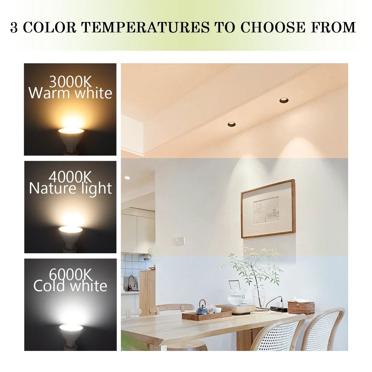 10PCS MR16 LED Strahler Birne GU5.3 Lampada AC 110V 220V 12V Bombillas Spot Licht Ersetzen Die 50W Halogen Lampe Hause Derection.