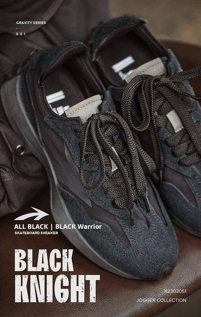 Maden Frühling Vintage Dickbesohlte Patchwork Schwarze Sneakers Lässige atmungsaktive Joggingschuhe Low-Top-Schnürschuhe Sportliche Sommerschuhe