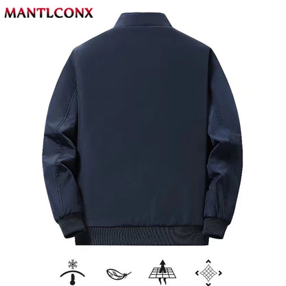 New Thicken Winter Jackets for Men's Winter Coats Warm Fleece Inner Jacket Men Business Stand Collar Parkas Man Outerwear L-3XL.