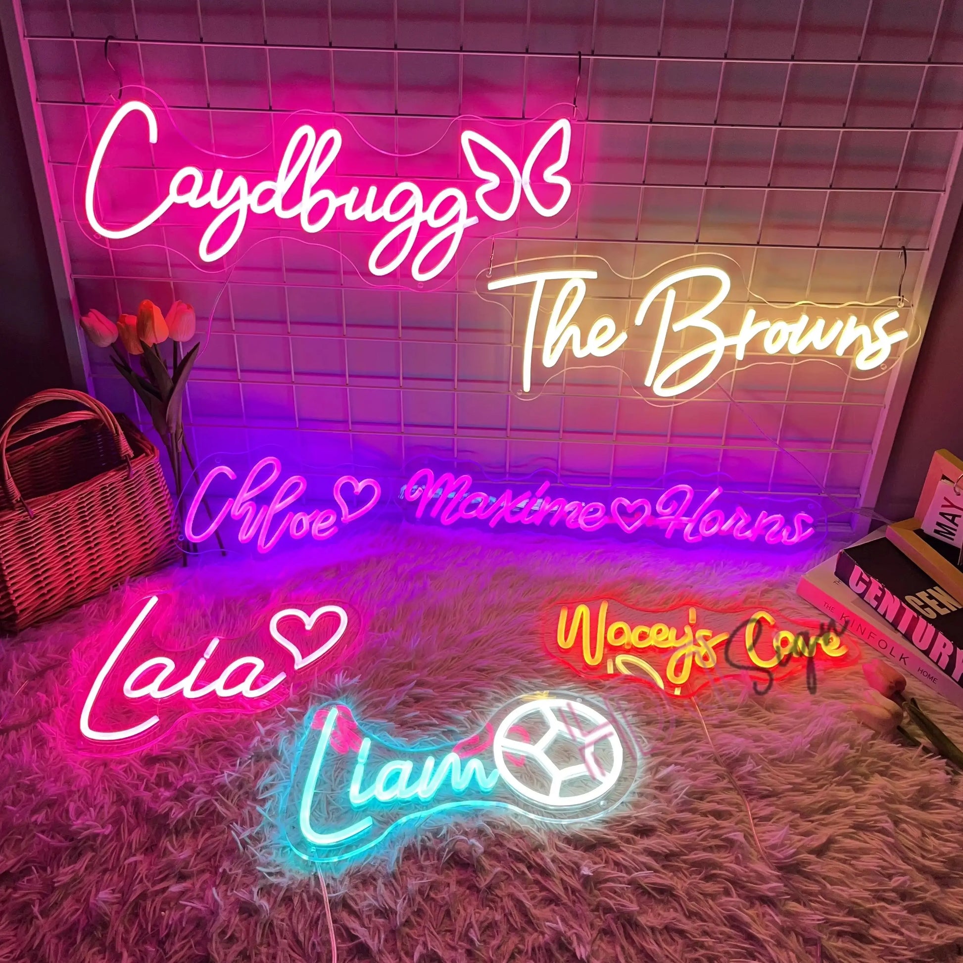 Benutzerdefinierte Neon Zeichen LED Vorname Licht Kinder Name Neon personalisierte Zeichen Teenager Zimmer Dekor Neon Led Lampe für Schlafzimmer Wand Dekor.