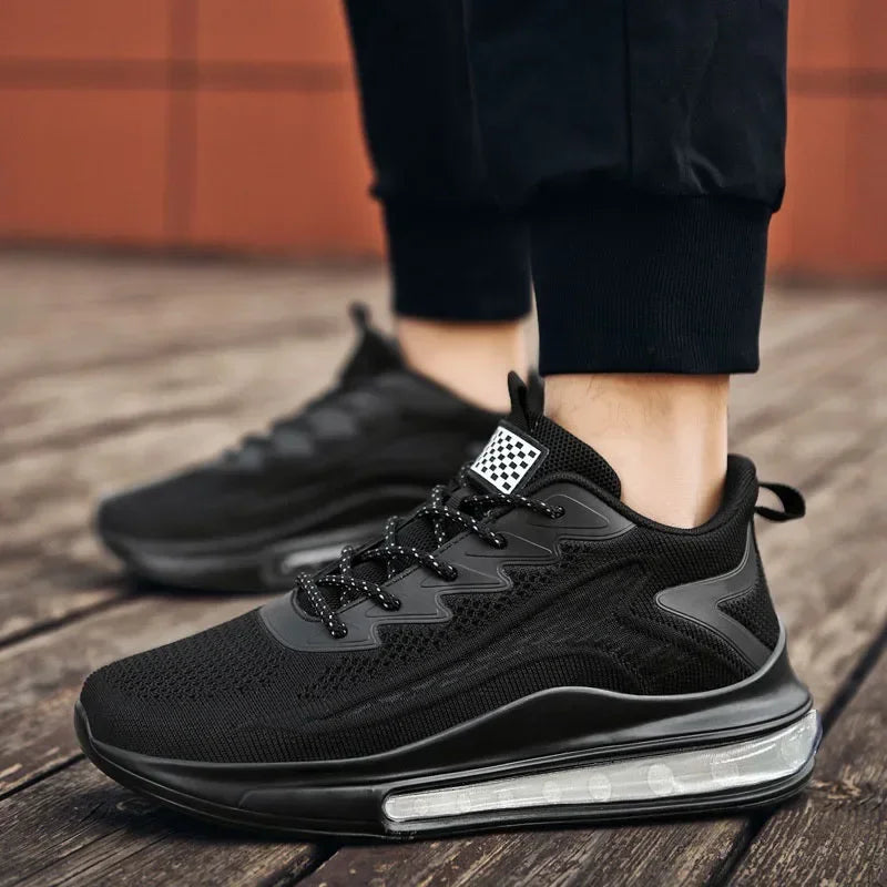 Men's Casual Air Cushion Running Shoes Spring and Autumn New Lightweight Mesh Casual Shoes Anti-Slip Shock Absorbing Sports Shoe.