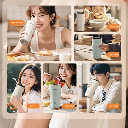 350ML Soybean Milk Machine Automatic Intelligent Food Blender Electric Fruit Juicer Water Boiling Kettle Rice Paste Maker 220v.