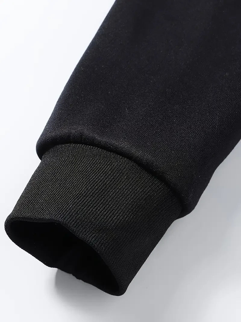 2025 New Arrival Men's Bushido Print Hoodie Sweatpants High Quality Male Outdoor Casual Sport Jogging Suit Motorcycle Zip Outfit.