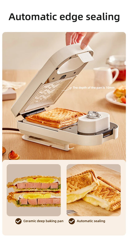 Electric Sandwich Maker Multifunctional Waffle Machine Toaster Baker Breakfast Machine Takoyaki Pancake Donuts Sandwichera 220V.