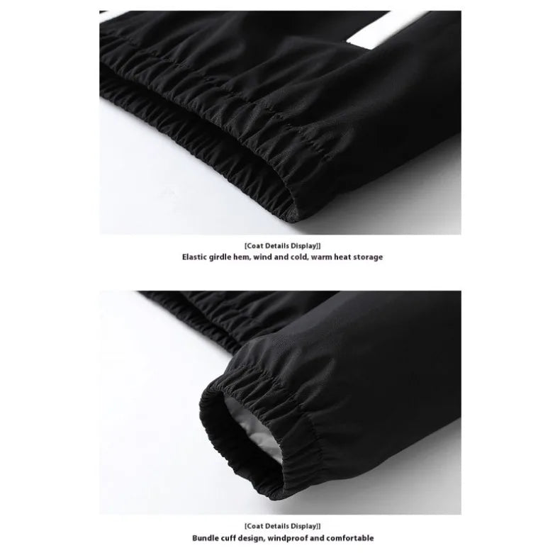 Spring and Autumn Men's Hooded Sports Leisure 2-piece Sets New Fashion Jacket and Pants Hip Hop Casual Running Sportswear Men.