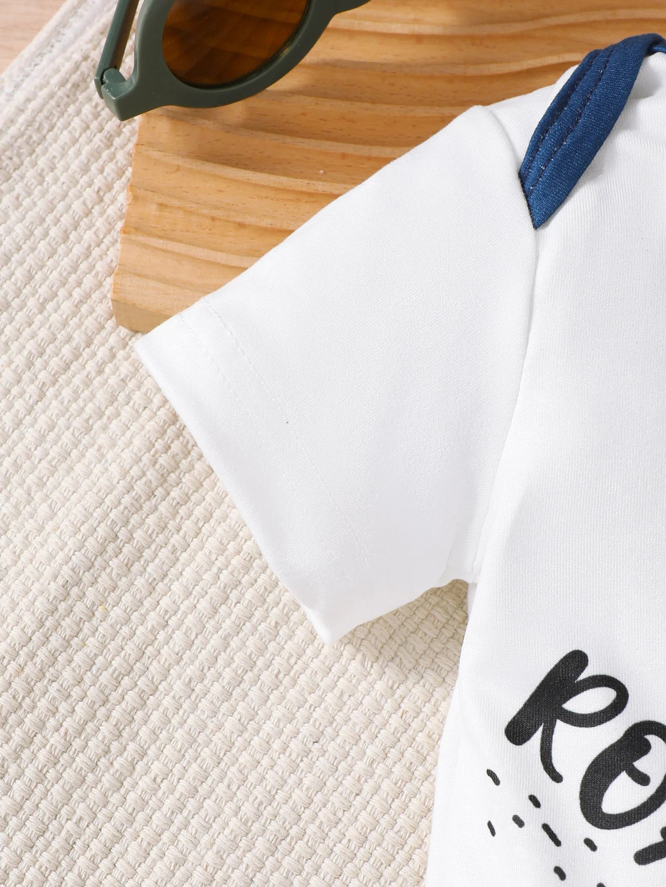 Sommer-Set für 0–18 Monate alte Babys, Dinosaurier-Aufdruck, kurzärmelig und Shorts, Set für Neugeborene, Jungen, lässiger Stil.