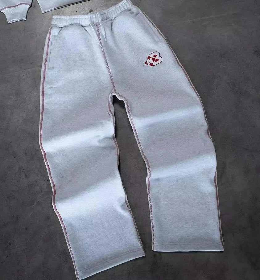 New Oversized Loose Y2k Tracksuit Men Cotton Casual Sports Hoodies Sweatpants Two Piece Set Clothes for Men Fashion Streetwear.