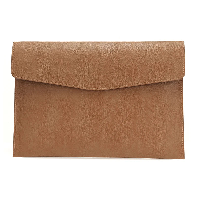 Sleeve Case for ( MacBook Mac Book iPad ) Air M1 M2 Pro 13 3 13.6 14 2 12 9 Inch Cover Bag Leather Men's Folder 2022 2021 2020