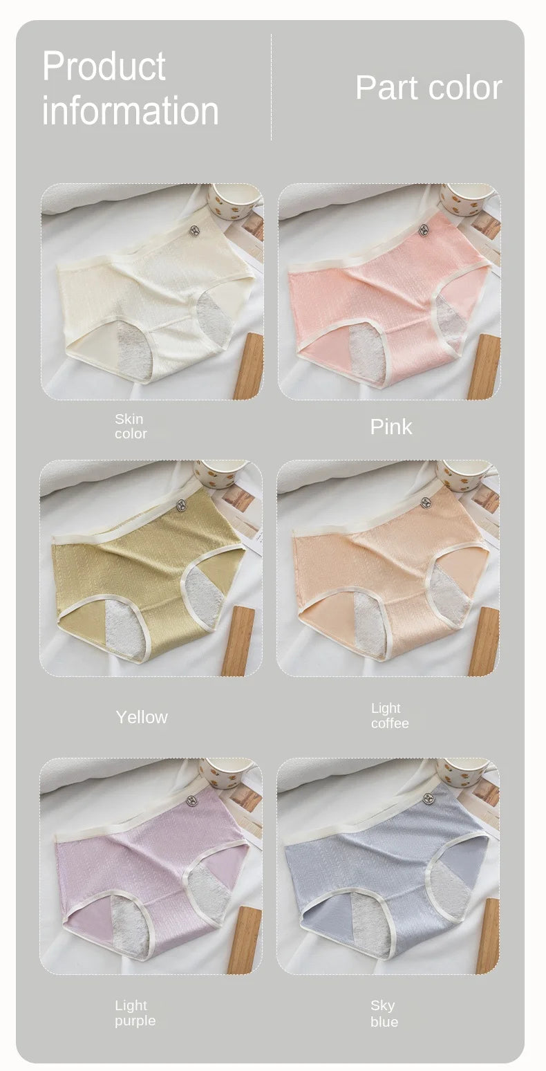 Panties for Menstruation Cotton Menstrual Panties Mid Waist Period Underwear Culotte Menstruelle Leak Proof Bragas Menstruales.