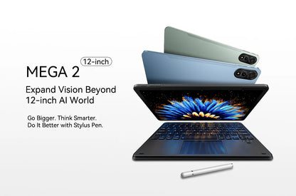Blackview MEGA 2 Android 15 Tablet 12 inch 2K Display 36(12+24)GB 256GB Unisoc T615 9000mAh Battery Widevine L1 Pad PC.