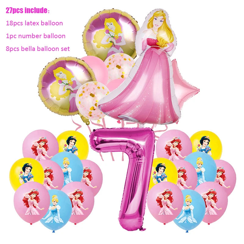 Disney Prinzessin Geburtstag Party Dekorationen Mädchen Kind Deco Disney Prinzessin Geburtstag Teller Servietten Tassen Geschirr Liefert Setup