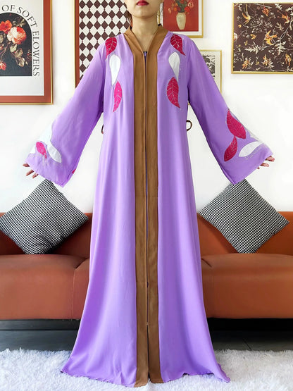 High Grade Fabric Women Party Dress Chiffon Open Abaya Muslim Women Dress Islamic Clothing Cardigan Abaya Women Muslim Dress.