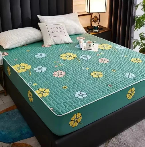 Waterproof Thicken bed Cover Protector Skin-Friendly Queen King Double Fitted Sheet Mattress Cover Mat 150x200 180x200 160x200cm