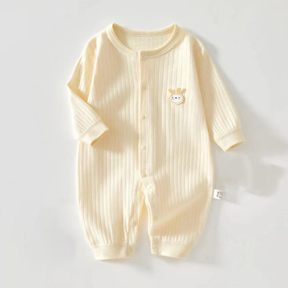Frühling und Herbst 0-12 Monate Baby Strampler Hochwertige Neugeborene Mädchen Jungen 100 % Baumwolle Kleidung von Langarm Säuglingskleidung.