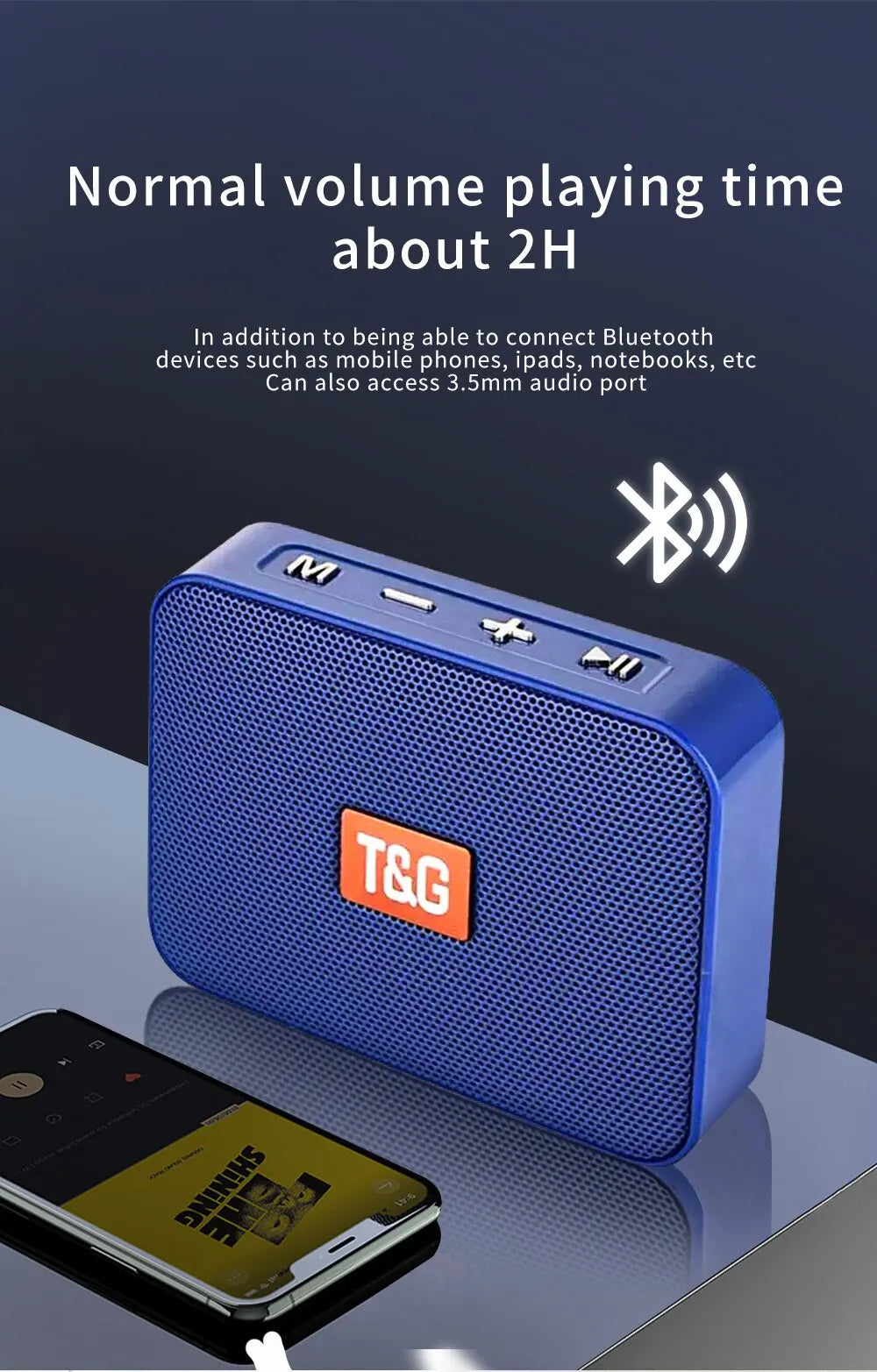 Bluetooth Speaker TG166 Portable Mini Wireless Soundbar Subwoofer Outdoor Indoor Loudspeaker Support TF Card FM Radio Waterproof.