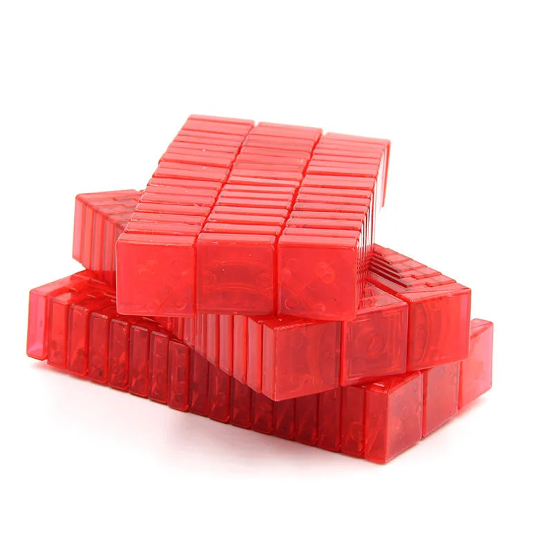 Limited Edition Cube 3x3x17 Magic Cube Black Speed Cube  Primary Color Transparent Red Unequal Order 3317 Educational Funny Toys.