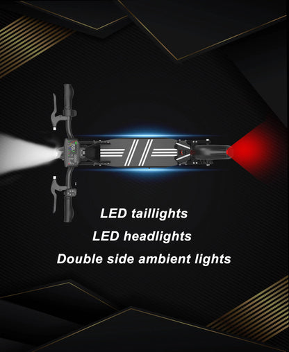 DriveTron DT10 Foldable Adult Electric Scooter, E-Scooter, 50km/h Electric Kick Scooter, 1000W Skateboards, 48V 15.6Ah Kickboard.