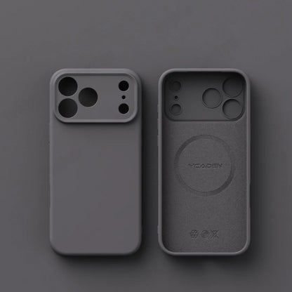 Matte Skin Liquid Silicone Case for Iphone 17 Pro Max Magnetic Magsafe Wireless Charging Candy Bumper for Iphone 17 Air 17pro.