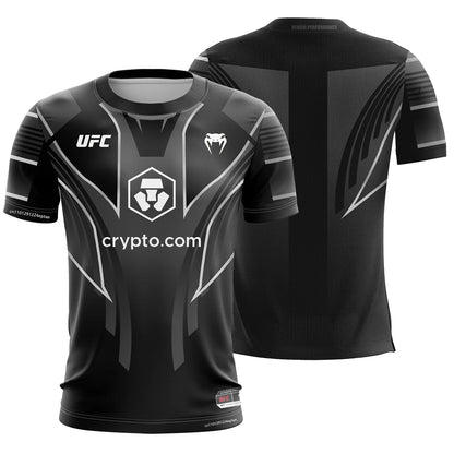 Men's Training UFC Breathable Sportswear T-shirts Outdoor Male Leisure Short-Sleeved Jersey Boys Running Fitness Tops