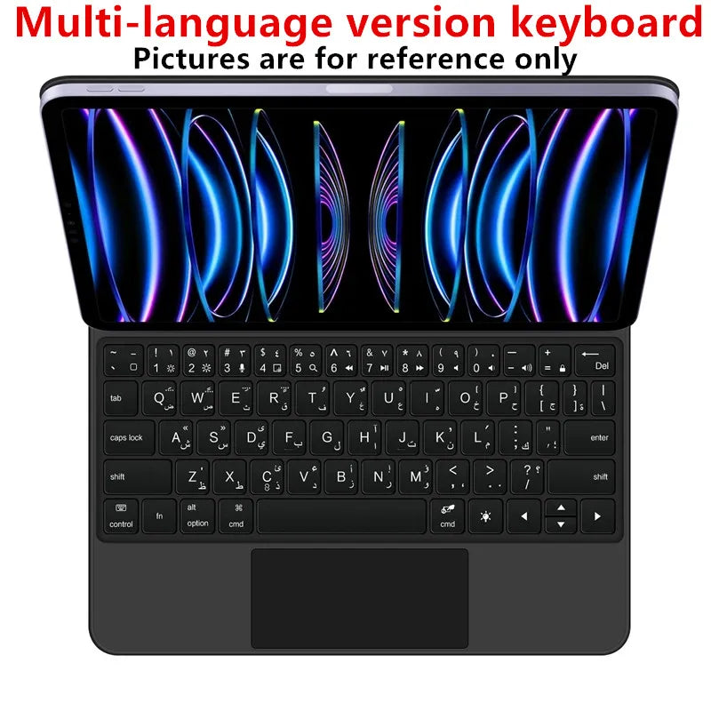 Magic Keyboard for iPad Pro 11 12.9 Air 4 Air 5 for iPad 10th Generation Pro 12.9 6th 5th 4th 3rd Gen Smart Cover Magnetic Case.