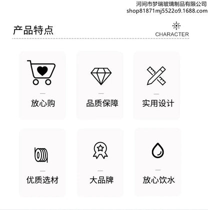 Heat Resistant Double Wall Glass Cup 80-650Ml Beer Milk Coffee Water Cups Transparent Cup Wholesale Glass Drinkware Mug Set Gift.