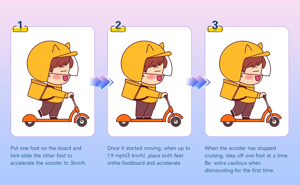 RCB Kids e-Scooter for Children 6-12 Years, 150 W Motor - Max 16 km/h - Rainbow Light-folk Electric Scooter Children.