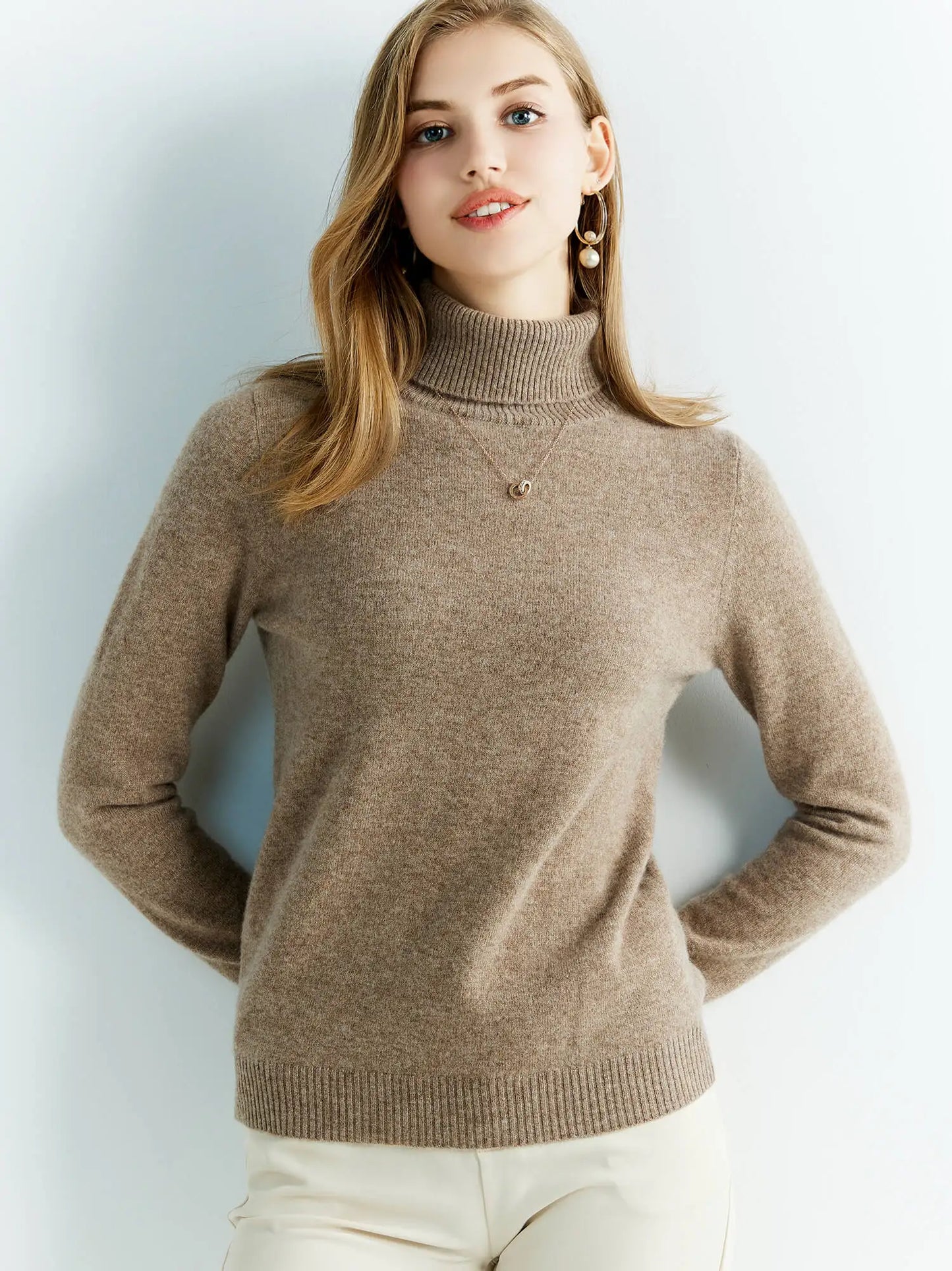 Gestrickte Pullover Kaschmir Pullover frauen 100% Merino Wolle Rollkragen Mode Pullover Winter Herbst Jumper Top Weibliche Kleidung