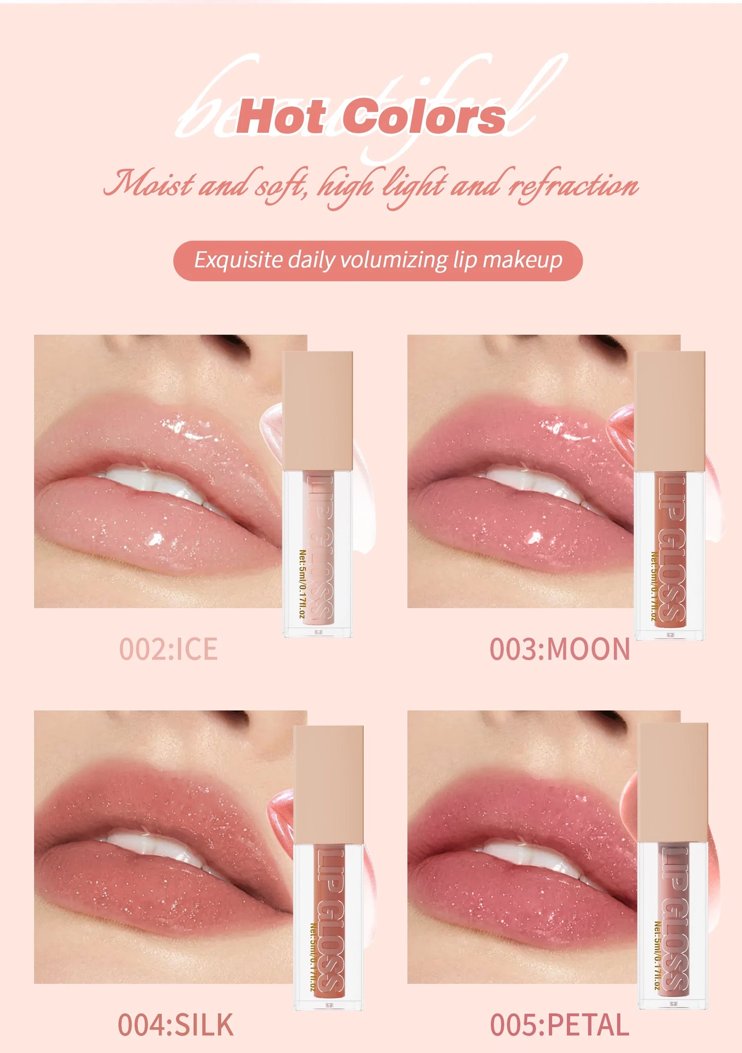 Liquid Lipstick Matte Finish Sexy Silky Lip Gloss Waterproof Kiss-proof Lasting Lip Glaze Lip Tint Cosmetics.