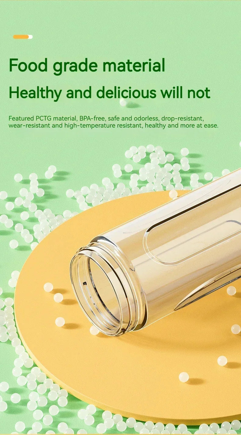 Portable Wireless Blender Electric Fruit Juicer Machine For Orange Ice Crushing 10 Blades Auxiliary Food Machine 1500mA Mixer.