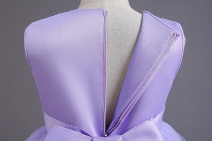 2025, lila Mädchen-Partykleider für Kinder, Mädchenkleider, Performance, Junior-Kleid, Hochzeit, Abend, Abschlussball, Urlaub, Rock, Kostüm.