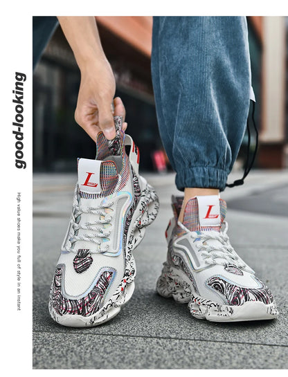 Shoes men Sneakers Male casual Mens Shoes tenis Luxury shoes Trainer Race Breathable Shoes fashion loafers running Shoes for men.