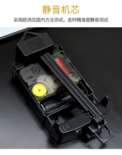 2024 heiß verkaufen Licht Luxus Eisen Kunst Atmosphäre High-End einfache Pfau Wanduhr Mode Wohnzimmer Uhr nach Hause Wandbehang