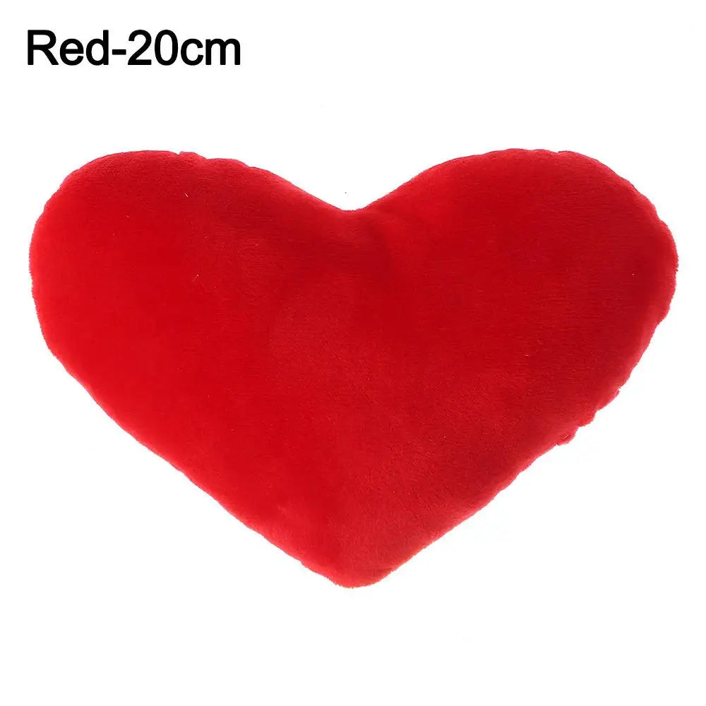 PP cotton Soft Pillow Comfortable Heart Plush Pillow Red Color Pink Color Stuffed Pillow Heart Shape Home Decorative.