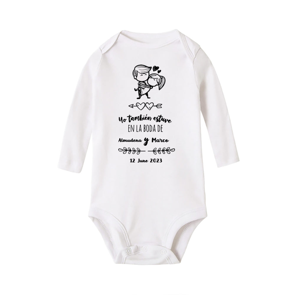 Personalisierter Baby-Body „I Also Attended The Wedding“, individueller Name, Baby-Overall, Hochzeit, Kleinkind, Kleinkind, Junge, Mädchen, Strampler, Outfits.