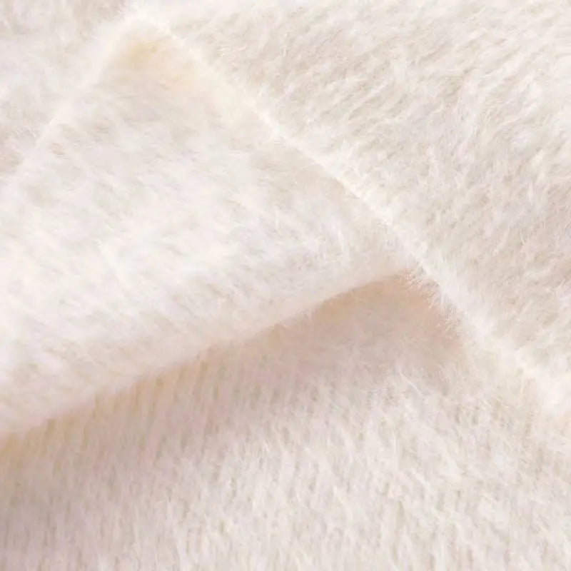 Vintage Preppy Kawaii Cartoon Jacquard Pullover Süße Harajuku Lose Grunge Pullover Y2k Ästhetische Frauen Weiße Gestrickte Pullover.