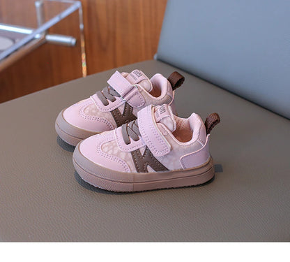 2025 Designers Kid's Sneakers PU Leather Waterproof Infant Baby Toddler Shoes Ergonomics Girl's Sneakers Children's Sport Shoes.