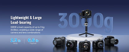 ZHIYUN Official CINEPEER WEEBILL 3E Camera Stabilizer Handheld Gimbal 3-Axis Cameras Gimbals for DSLR Mirrorless Cameras.