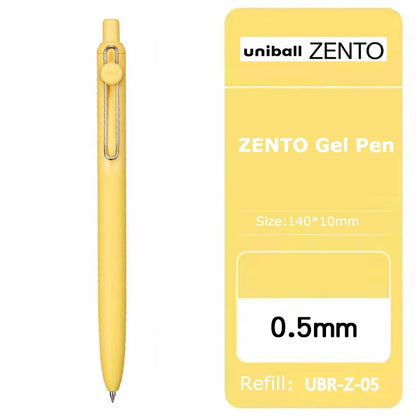 Uniball ZENTO Standard 0,38/0,5 mm Gelschreiber, wasserbasierte, glatte Schreibroller, passend für verschiedene Anlässe, Schreibwaren