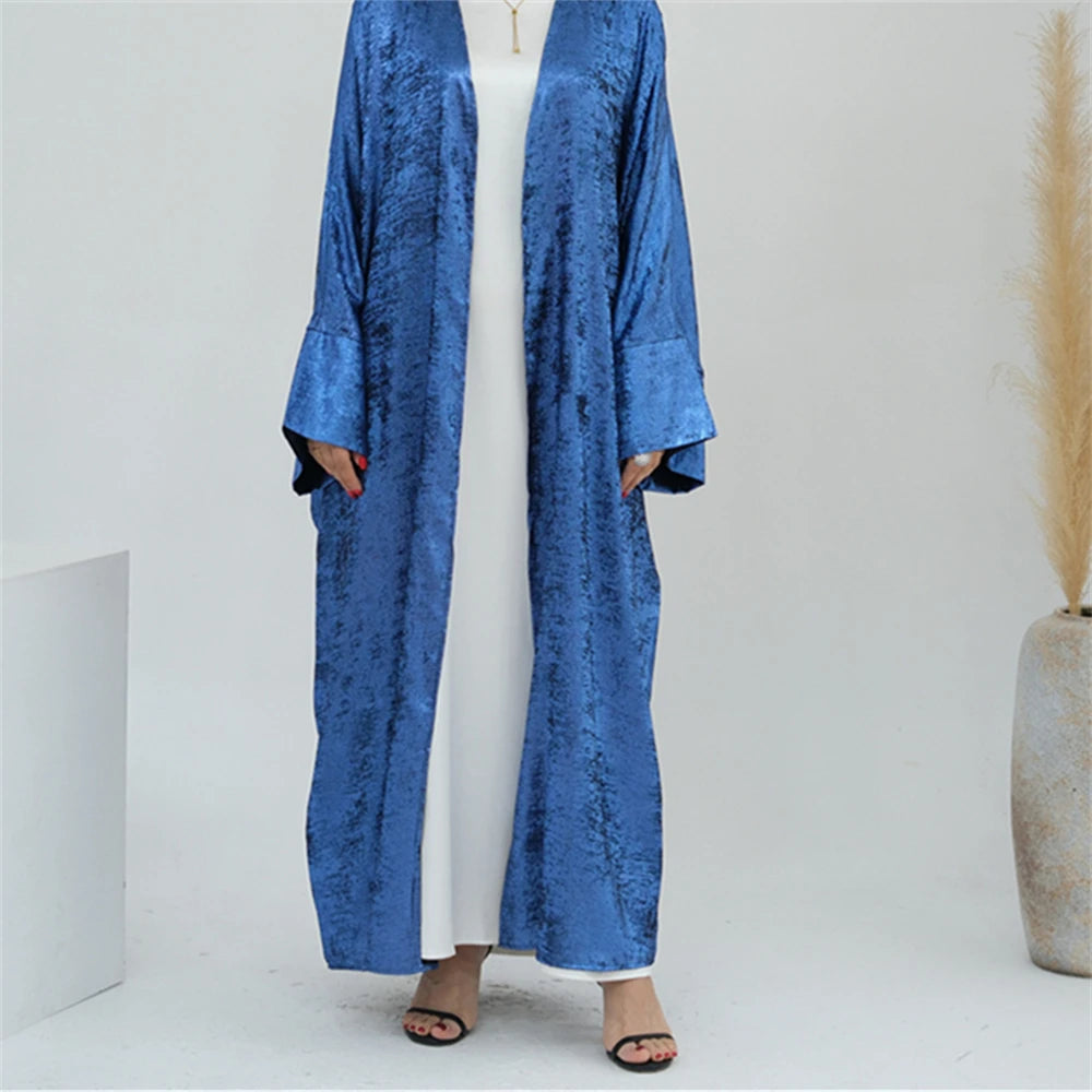 Ramadan Eid Open Dubai Luxury Abaya Damen Modest Kimono Coat 2025 Muslim for Women Islam Clothing Kebaya Robe Femme Musulmane