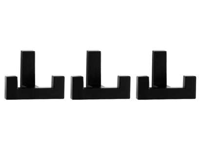 SARIHOSY Schwarze Kleiderbügelhaken, Heimaufbewahrung, Wandhaken für Schlüssel, Hut, Tasche, Badezimmer, Handtuchhaken, Küche, Wandaufbewahrung