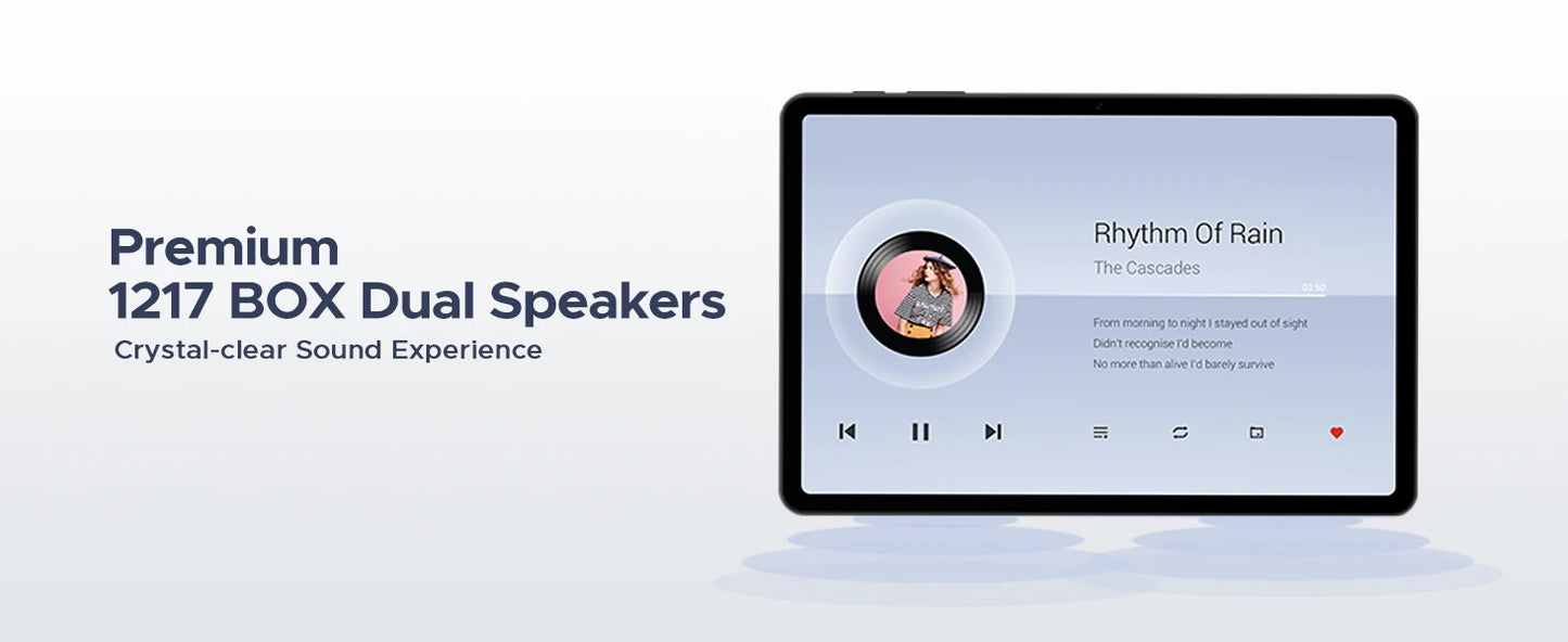 DOOGEE Tab A9 Pro Tablet 10.1" HD Display Android 15 20GB(4+16) 128GB 6580mAh Large Battery Dual Speakers Pad PC 2 In 1 Tablet